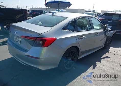 2022 Honda Civic Sport z USA, uszkodzony, nr VIN 2HGFE2F58NH600988